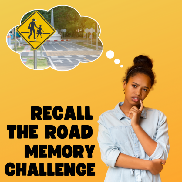 Recall the road memory challenge activity